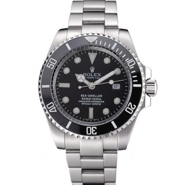 Aaa fake watches Dwellerr Bracelet Rolex Steel Case 622837 Stainless Sky Black Dial And 1013